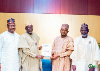 gov umar namadi and the LEADERSHIP team
